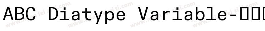 ABC Diatype Variable字体转换